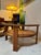 A Rare Mid Century Modern 2 Tiered Coffee Table With Cane Attributed to G Plan, Circa 1960s For Sale In Houston - Image 6 of 12