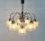 Metal German Type 9471 Glass and Metal Chandelier from Richard Essig, 1970s For Sale - Image 7 of 15