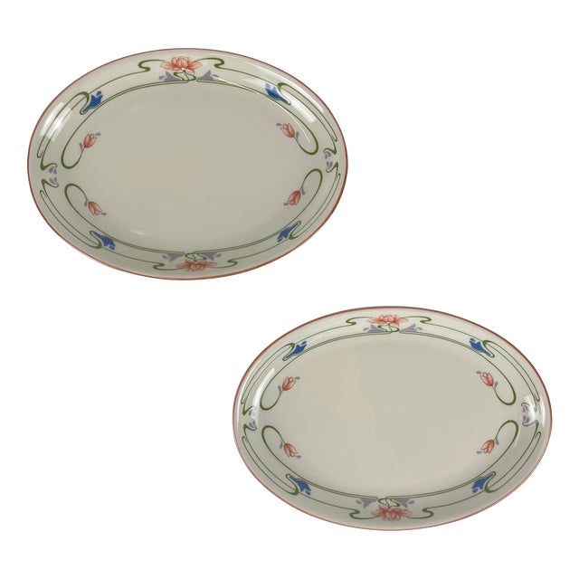Florida Model Serving Dish from Villeroy & Boch, 1980s, Set of 2 For Sale