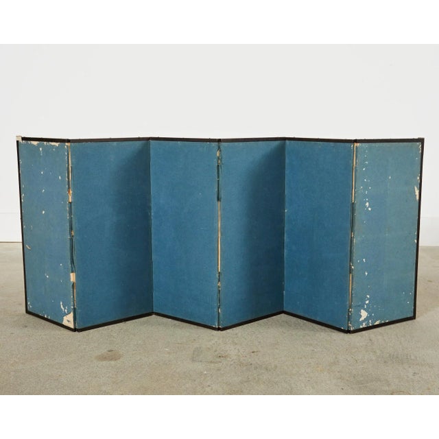 Pair of Japanese Edo Screens Minogame Turtles in Spring Landscape For Sale - Image 12 of 12