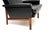 Black Vintage Danish Leather Chair by Finn Juhl for France & Søn, 1960s For Sale - Image 8 of 11
