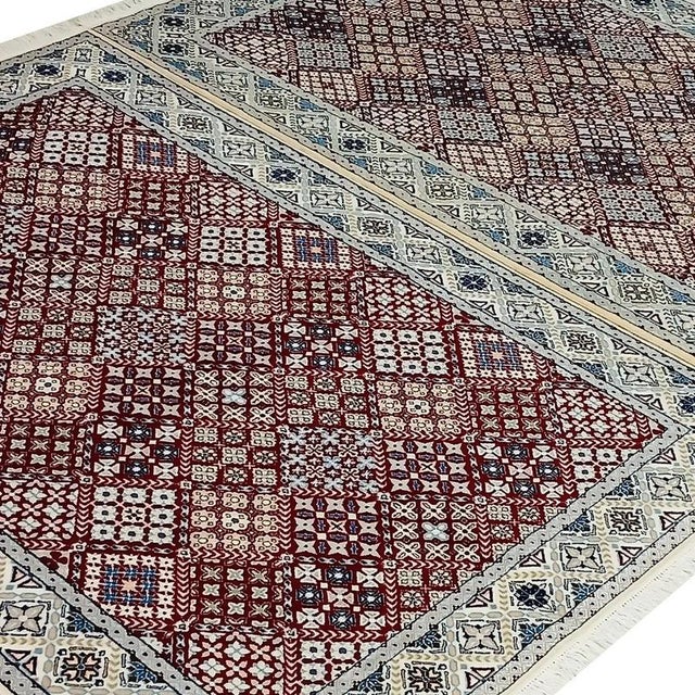 Hand-knotted Nain rug, signed Habibian | Knot density: 6La 56 Raj (approx. 640000 knots/m²) | Material: Wool & Silk |...