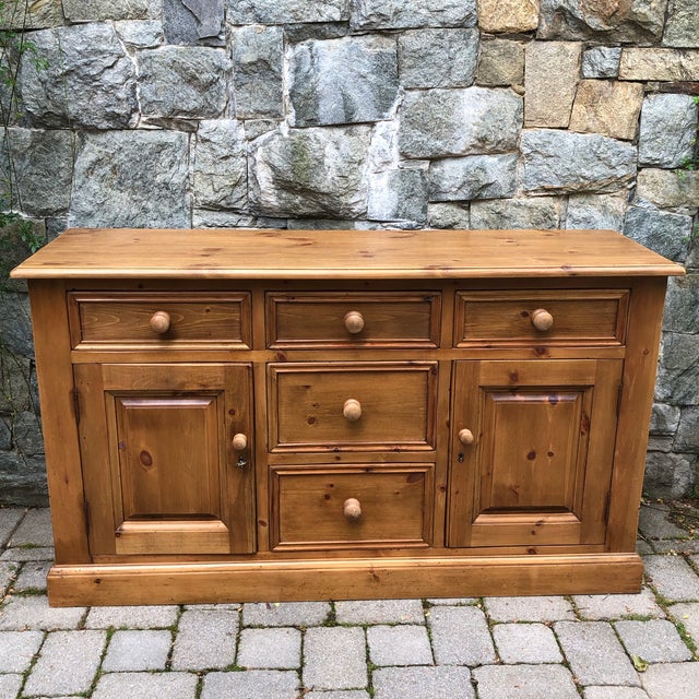 Rustic Solid Pine or Sideboard Chairish