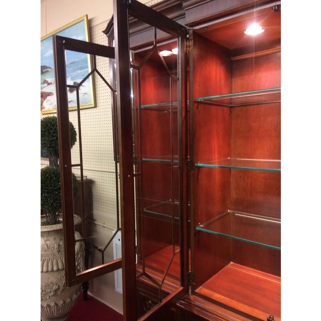 Vintage China Cabinet, Henredon Furniture For Sale - Image 14 of 17