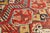 Red Moroccan Style Hand-Knotted Wool Area Rug With Graphic Tribal in Terracotta Red For Sale - Image 8 of 12