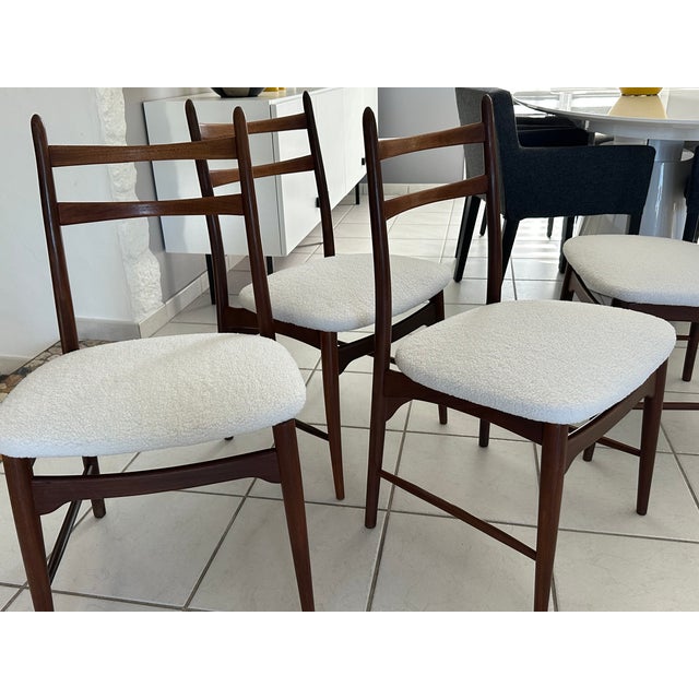 Teak Chairs by Wilkhan de Georg Leowald, Germany, 1960, Set of 4 For Sale - Image 15 of 18
