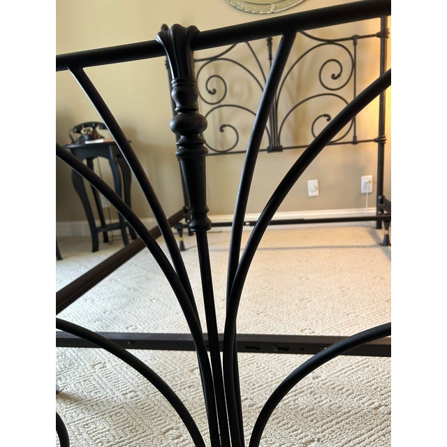 Wrought Iron Full Size Bed For Sale - Image 4 of 6
