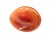 Art Studio Santa Fe Artisan Signed Burnt Orange Organic Shape Glass Bowl 7.5" For Sale - Image 4 of 9