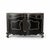 Late 20th-C. Modern French Louis XV Style Cabinet Black & Silver Gilt, Pair Available For Sale In Atlanta - Image 6 of 13