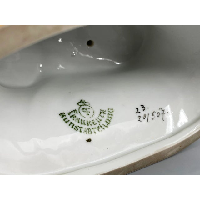 Art Nouveau Traubenesser Porcelain Figurine by Carl Nacke for Fraureuth, 1920 For Sale - Image 13 of 16