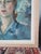 Robert Falcucci Mid-Century 1950s Oil Painting Portrait of a Woman For Sale - Image 11 of 15
