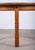 Brutalist Oak Dining Table with Two Extension Leaves, Denmark, 1960s For Sale - Image 4 of 13