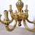 Gilded Wood 6-Arm Chandelier, 1940s For Sale - Image 6 of 18