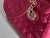 Christian Dior Lady Dior Large Lambskin Hot Pink / Fuschia Handbag, Excellent For Sale - Image 16 of 18