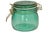 Mid-Century Modern Aqua Teal Blue Glass Jar For Sale - Image 3 of 4