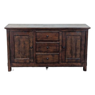 Pottery Barn Rustic Sideboard For Sale