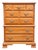 Sumter Cabinet Co. Sterling Oak Collection Country French 37" Chest on Chest 1806 For Sale
