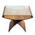 1950s Mid-Century Molded Sculptural Bentwood Hourglass Side Drink Table W/ Glass Top For Sale - Image 9 of 9