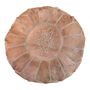 Chocolate Brown Moroccan Ottoman Pouf Cover