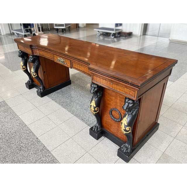 Early 19th Century Regency Mahogany Sideboard With Ebony Inlays For Sale In New York - Image 6 of 18