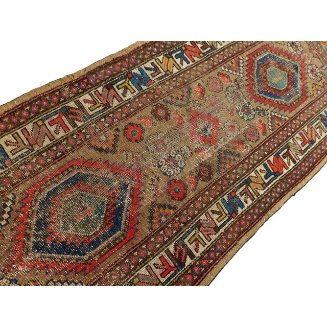 Antique Persian Kurdish Runner Rug. 2'6"x 6'2" For Sale - Image 12 of 17