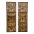 Italian Painted and Tooled Leather Panels a Pair For Sale