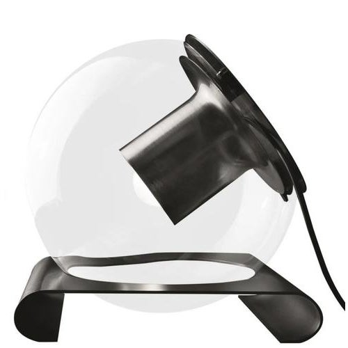 Black Black Metal The Globe Table Lamp by Joe Colombo for Oluce For Sale - Image 8 of 11