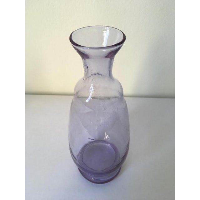 Postmodern Purple Murano Glass Bottle, Italy, 1960s For Sale - Image 12 of 18