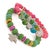 Metal Spring Vibes Angel Charm Colorful Protection Bracelet Set For Sale - Image 7 of 9