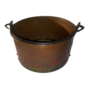 French Lecellier Copper Cauldron Antique Cookware