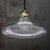 Industrial Hanging Lamp in Clear Pressed Glass by Holophane For Sale - Image 3 of 8