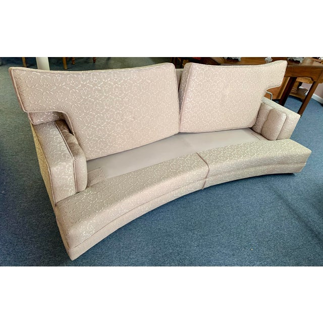 1940s MidCentury Modern Davenport Curved Sofa Chairish