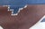 Blue Doris Leslie Blau Vintage Indian Dhurrie Blue Brown Runner For Sale - Image 8 of 10