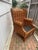 Traditional Late 20th Century Palecek Wicker Wingback Lounge Chair With Wood Legs For Sale - Image 3 of 6