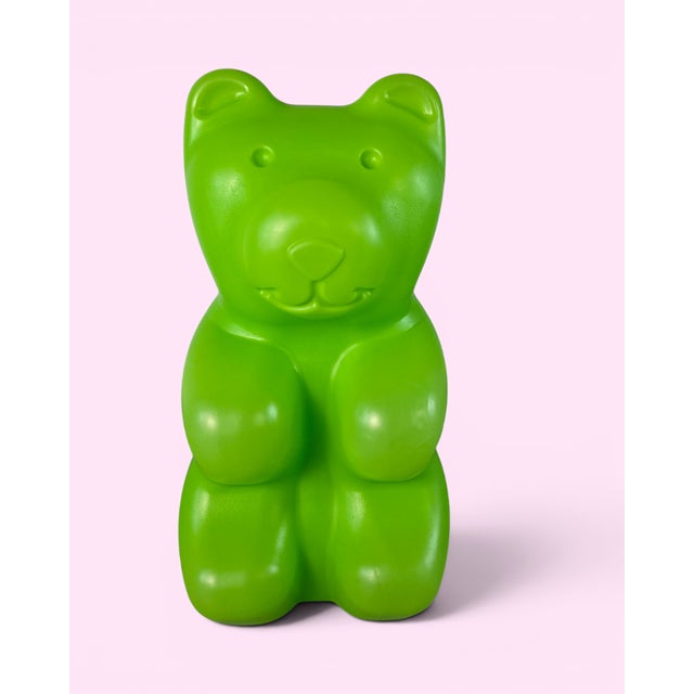 Large Pop Art Green Gummy Bear Lamp from Messow, Germany, 1980s For Sale - Image 11 of 11