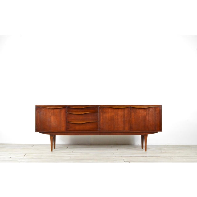 Wood Long John Sideboard in Teak from Stonehill, 1960s For Sale - Image 7 of 7