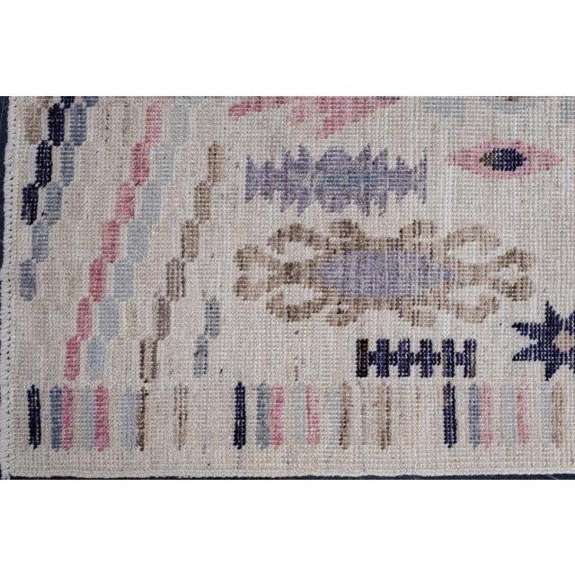 Turkish Oushak Rug 4'2" x 6'3" For Sale - Image 4 of 8