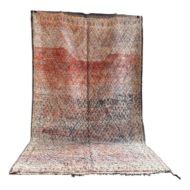 Vintage Moroccan Boujad Rug in Wool, 1990 For Sale