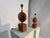 Gold Red Travertine and Brass Lamps from Philippe Barbier, 1970s, Set of 2 For Sale - Image 8 of 13