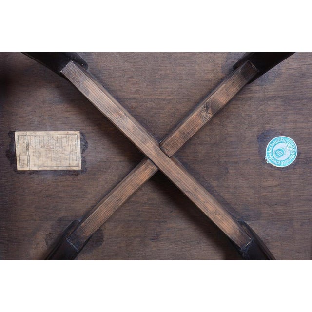 Black Art Deco Spider Table in Oak by J. Halabala for Up Závody, 1940s For Sale - Image 8 of 15