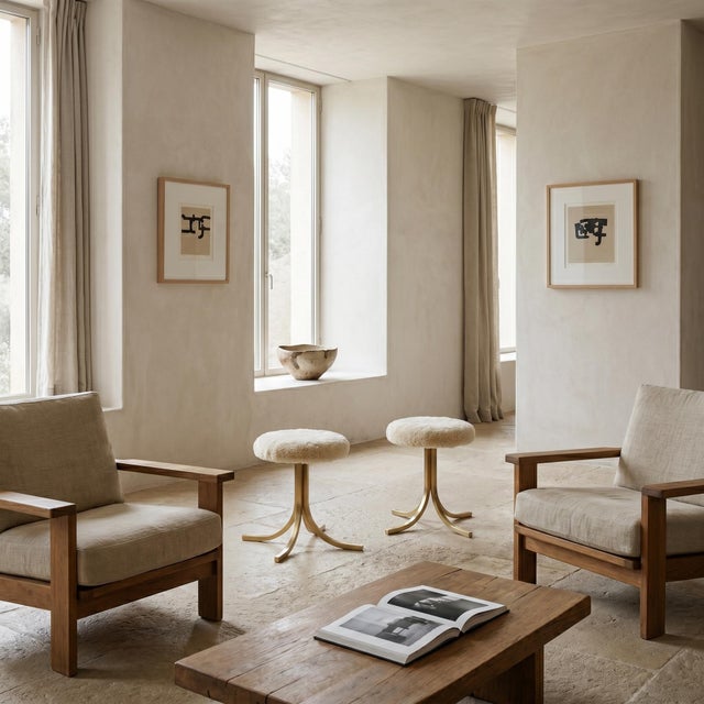 This stool, designed by the visionary Spanish architect Miguel Fisac, is much more than just a seat: it's a unique and...