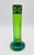 This striking iridescent glass vase dates to the early 20th century, circa 1940 or earlier, and features a luminous green...