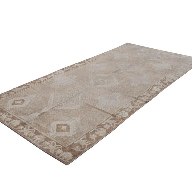 Vintage Washed Out Turkish Kars Rug For Sale - Image 4 of 6