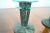 1980’s Post-Modern Memphis Style Marble & Lucite Candleholders - a Pair For Sale - Image 9 of 12