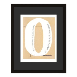 David Hockney, O from Hockneys Alphabet, Lithograph, Framed For Sale