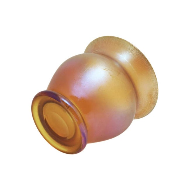 Lovely Art Deco Myra glass vase by WMF, produced in Germany between 1926 and 1936. We've seen similar pieces designed by...