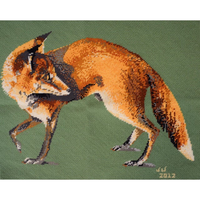 Canvas Sz: 20"H x 23 1/4"W Finished Needlepoint Sz: 14 1/2"H x 19"W Made in England 100% Cotton Ehrman Tapestry Designed...