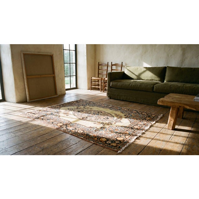 Late 19th Century Persian Tabriz Haji Jalili Rug For Sale - Image 10 of 12
