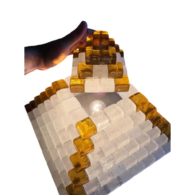 Piramide Table Lamp by Albano Poli for Poliarte, 1970 For Sale - Image 9 of 11