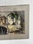 Late 20th Century Kenneth Siqueira Fishing Wharf Framed Watercolor, Signed For Sale - Image 5 of 11